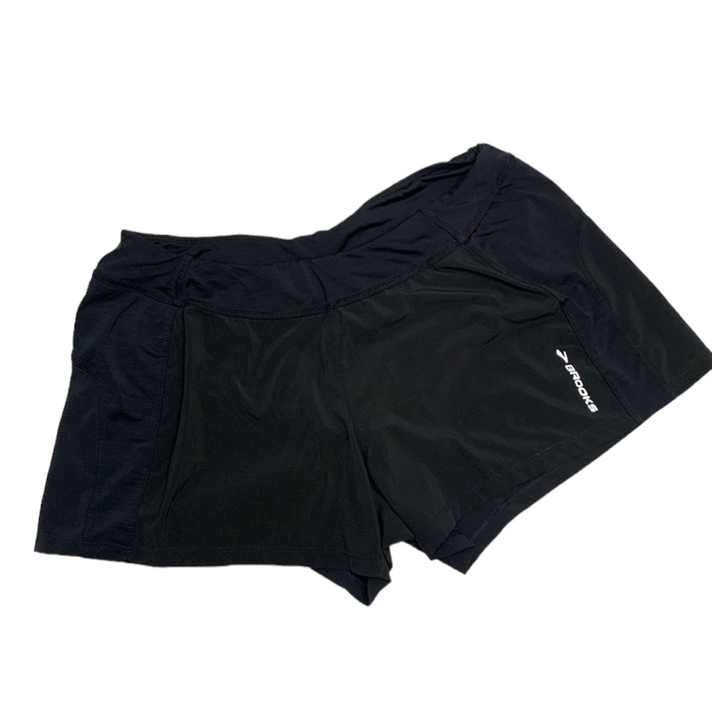 Brooks Women’s Black Chaser 3” Running Activewear Shorts Sz M